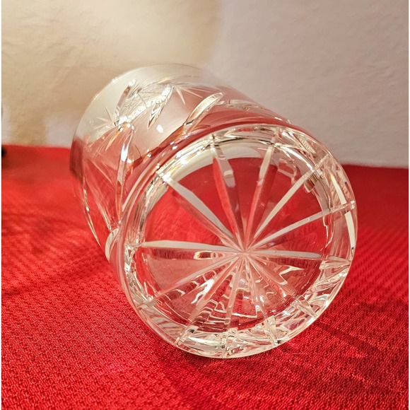 Bohemian Hand Cut Crystal 54oz Pitcher and 5 Double Old Fashioned Rocks Glasses - Picture 8 of 9